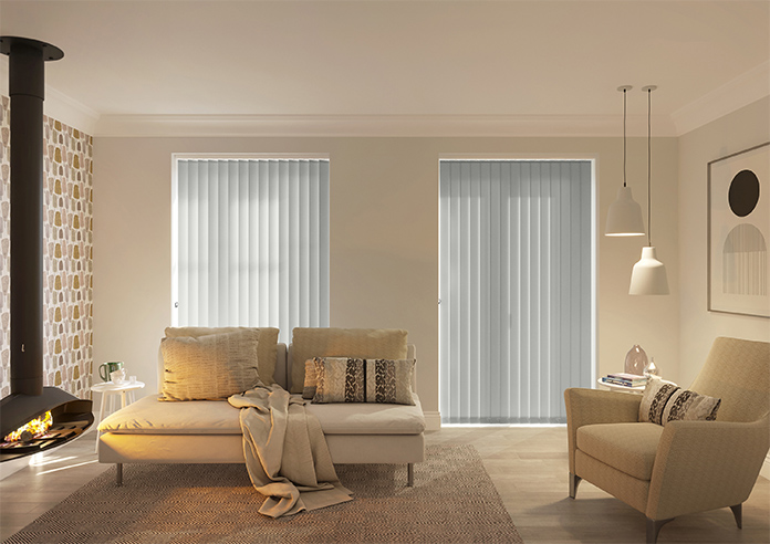 Roma, Cirrus Grey - Vertical Blind - Image 9